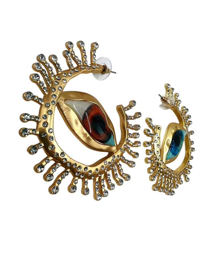 Zelia Eye Earrings